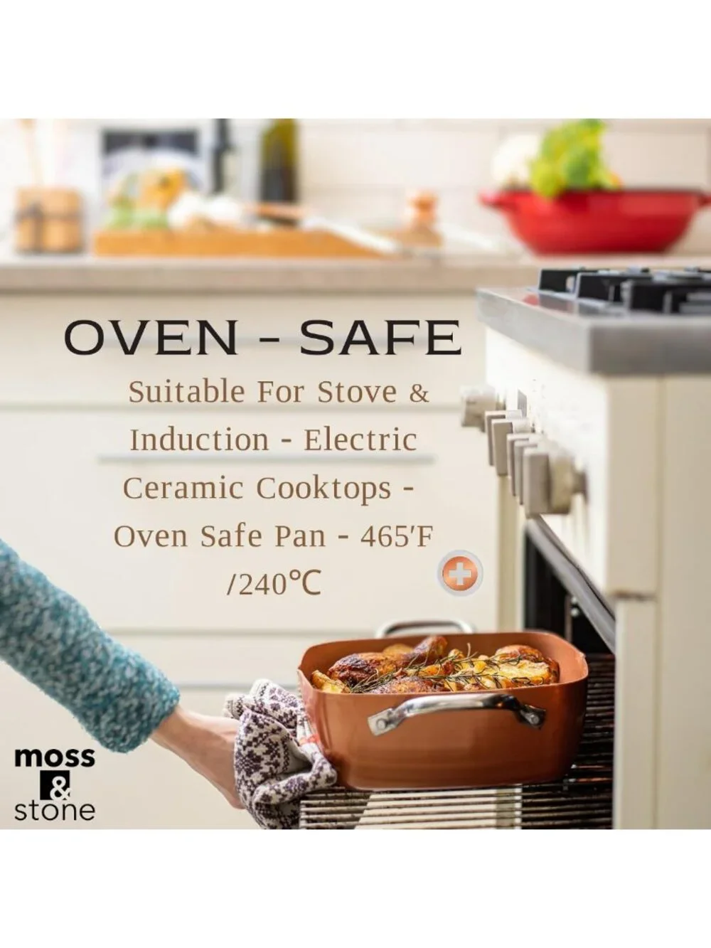 6-Piece Deep Fry Pan Set with Fry Basket & 9.5